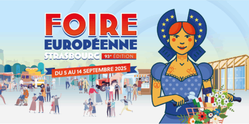 Affiche Foire européenne Strasbourg, 93e édition, du 5 au 14 septembre 2025