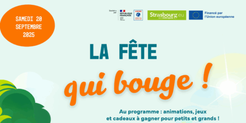 Samedi 20 septembre 2025. La fête qui bouge ! Au programme : animations, jeux et cadeaux à gagner pour petits et grands !